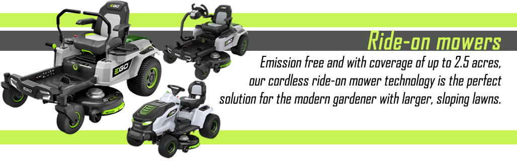 Ego Power Garden Tools Ride On Mowers